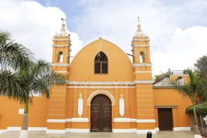 Old Spanish Catholic Mission in Lima, Peru.